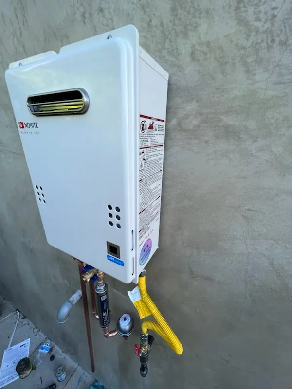 Tankless water heater installation for Green Acres homes